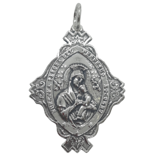 Medalla Virgen del Perpetuo Socorro y Corazón de Jesús ref.1247