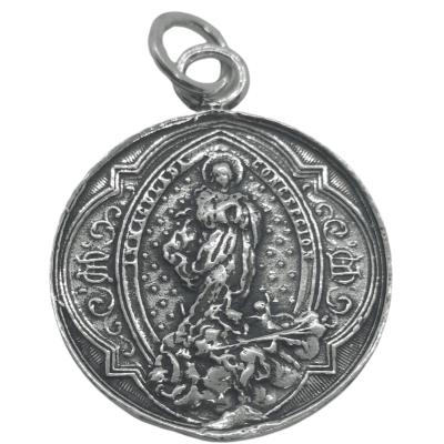 Medalla Virgen de la Purísima y San Estanislao ref.12220