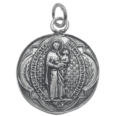 Medalla Virgen de la Purísima y San Estanislao ref.12220