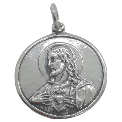 Medalla Divina Pastora / Corazon de Jesus ref.12301
