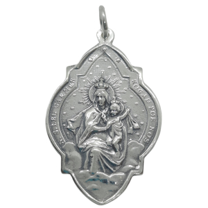 Medalla Virgen del Carmen y Niño de Praga ref.12325
