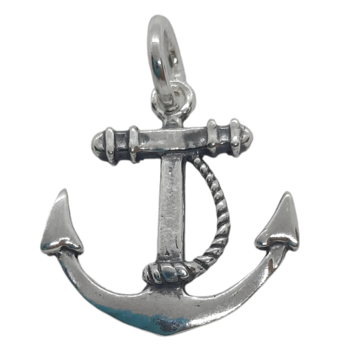 Colgante Ancla de plata de ley ref.12428