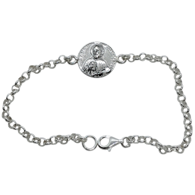 Pulsera San Judas Tadeo de Rolo Ref : 1919